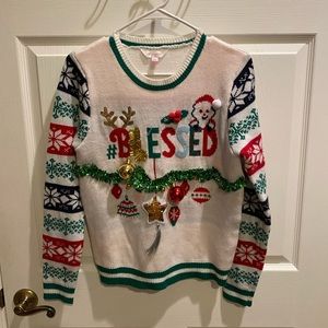 no boundaries christmas sweater Size M